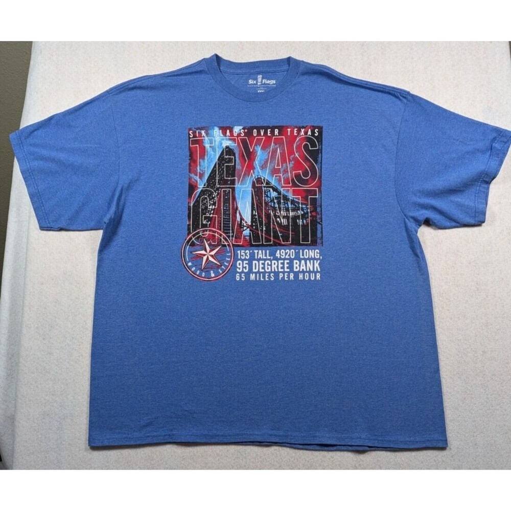 Six Flags - Texas Giant - Size XXXL - 100% Cotton T-Shirt